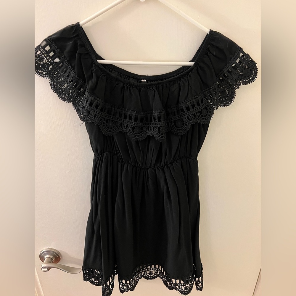 Small Black Dress with lace